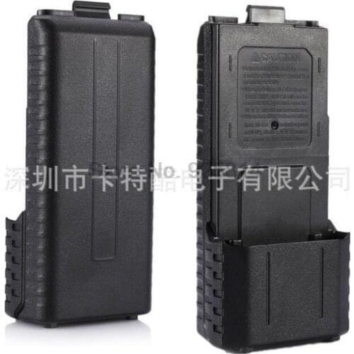 By dhl or ems 100pcs 3800mAh 6xAA Battery Case Shell Black For Portable Radio Two Way Transceiver Walkie Talkie Baofeng UV-5R