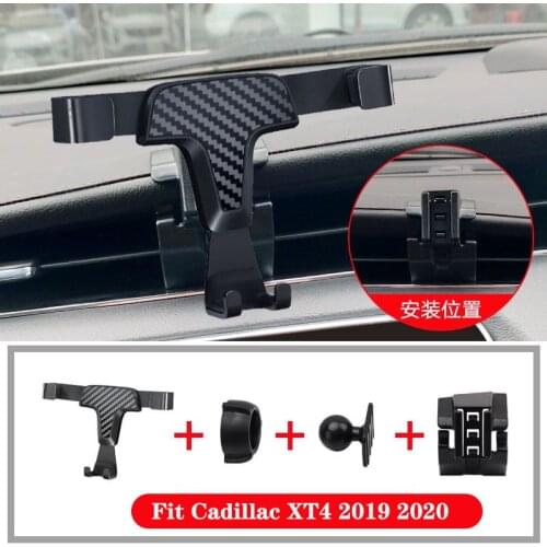 For Cadillac XT4 2019 2020 Car Phone Holder Stand Air Outlet Vent Smartphone Holder Mount Wireless Charger Holder