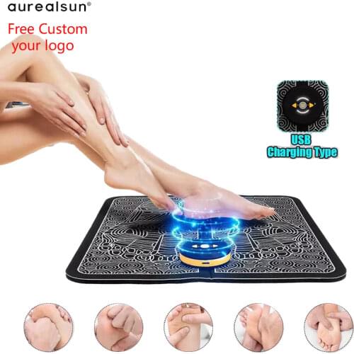 Electric Foot massager mat massageador electroestimulador muscular Health Care relaxation terapia fisica saude massage EMS tens