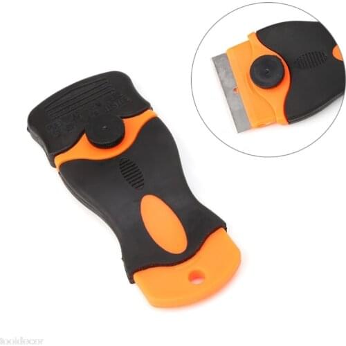 Free postage Plastic Handle Razor Scraper Ceramic Glass Oven Window Tinting Tool 1.57" Blade -B119