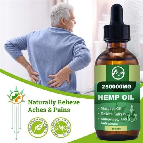 Minch CBD Skin Oil 250000MG Organic Hemp Oil Pain Relief Oil Reduce Anxiety Help Sleep Anti-inflammatory Herbal Body Massage Oil