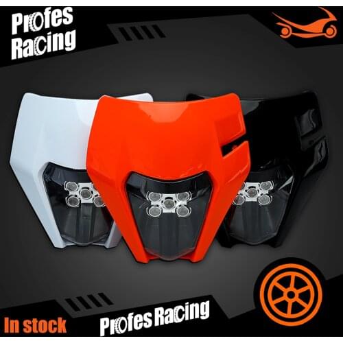 Motorcycle LED Headlight Head Lamp For EXC EXCF SX SXF XC XCF XCW XCFW 125 150 250 300 350 450 530Head Light Headlamp