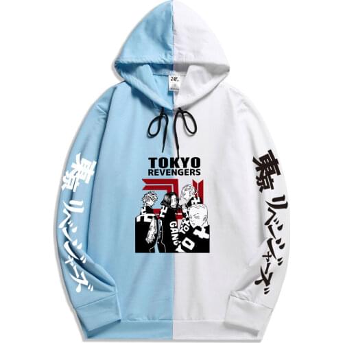 Summer Anime Tokyo Revengers Men Sportswear Hoodie Print Printing Double Color Hoodies Sweatshirt Harajuku Thin Clothing Hoody