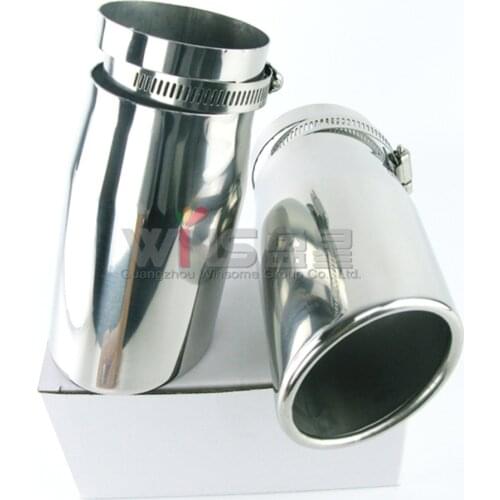 For Audi Q5 2009-2014 Volkswagen Tiguan Volvo XC60 XC90 2003-15 Ehaust Muffler Tip Stainless Steel Car Stying Accessories