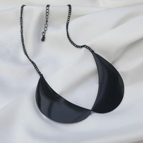 New fashion texture short necklace temperament black false collar clavicle chain elegant intellectual neck accessories