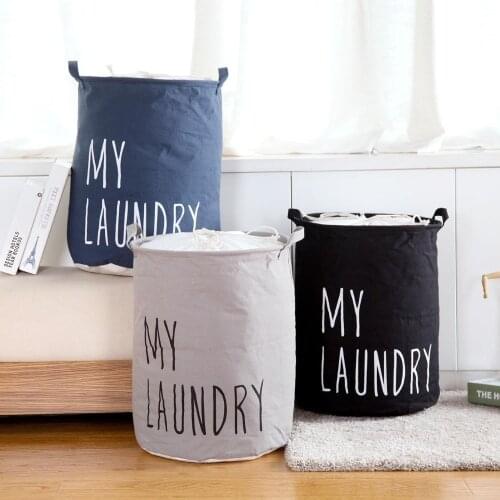 New Waterproof Laundry Basket Clothes Organizer Laundry Hamper Foldable Laundry Bag Kids Toy Buckets Large Capacity