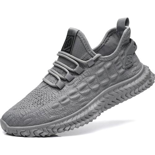 New Original Sports Shoes Mens 2021 Mesh Surface Breathable Shoes Mens Casual Light Fly-woven Mens Shoes Sneakers Men