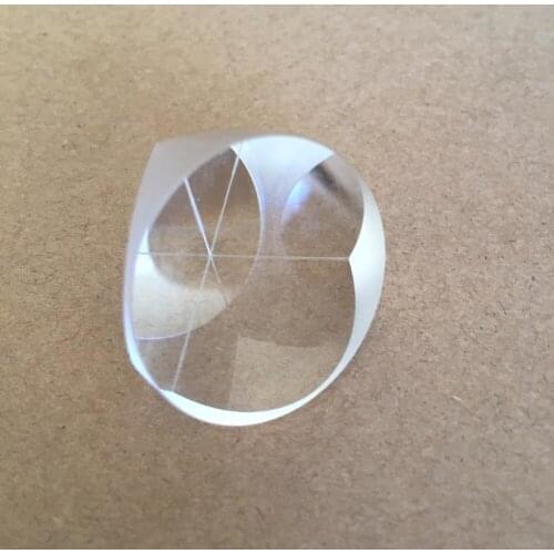 Optical Prism K9 Glass 5.5mm Diameter Transparent Pyramid Range Finder Component Equipment Teaching Experiment Tool Customized