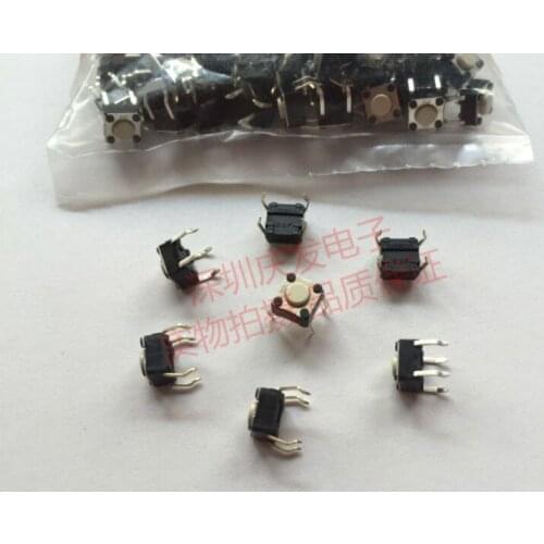 Original Import Omron Micro-touch switch B3F-1000 Button 6*6*4.3mm Button 4 Feet Strength 1N