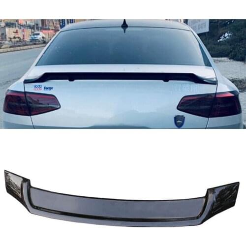 FOR R Style New Spoiler Passat 2017-2020 Volkswagen Passat B8 Car Trunk Rear Wing Tail VW Refit Accessories ABS Spoiler