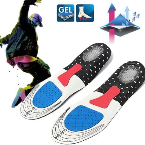 Women Men Gel Orthotic Sport Running Insoles Insert Shoe Pad Arch Support Cushion