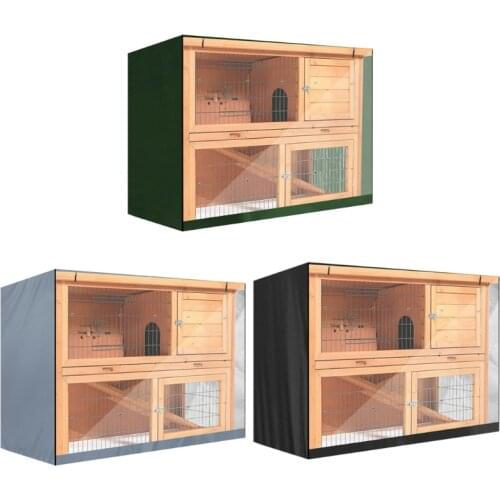 Bunny Rabbit Hutch Cover Outdoor Waterproof Small Pet Crate Cover UV Resistant 85LA