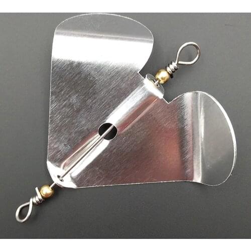 Lunker rotating blade propeller 5pcs diy material accessories trolling fly fishing hard lures spinner baits spoon wobblers