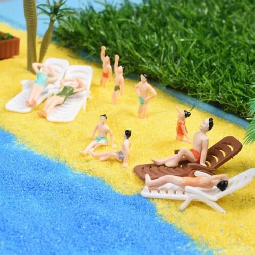 1/50 1/75 1/100 1/150 DIYcheap Scale Model Swim Building People Toys Painted Model Figure For Diorama Railway Scene Layout Kit
