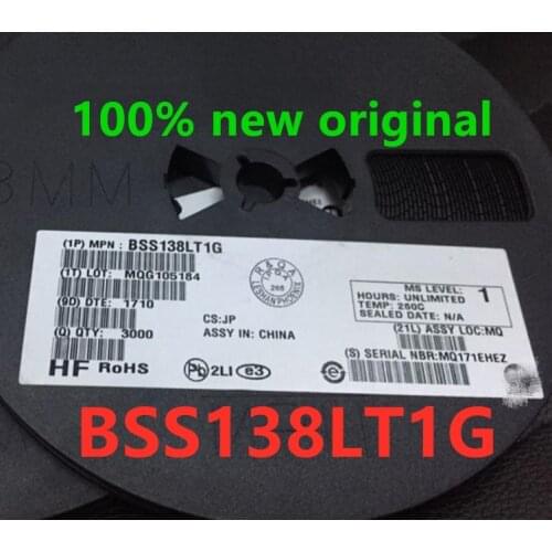 1000PCS BSS138LT1G BVSS138LT1G BSS138 Free shipping 100% new original