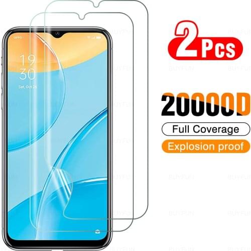 2Pcs Protective Hydrogel Film On The For Oppo A5s A 7 Pro Screen Protector For Oppo A9 2020 A 15 A15s Not Glass Protection Film