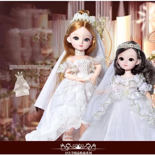 31cm Bjd Doll Wedding Doll BJD 23 Joint 12 Inch Baby Doll Giveaway Gift Box Child Girl Toy Birthday Gift American Girl