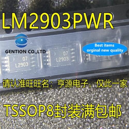 50Pcs LM2903 LM2903PWR L2903 LM2903PW Dual differential comparator chip in stock 100% new and original
