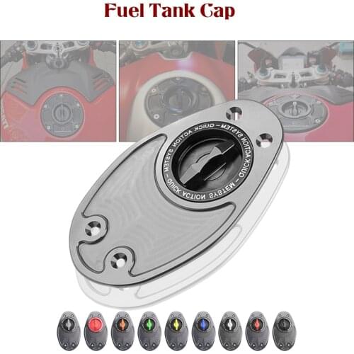 Motorcycle Accessories CNC Aluminum Keyless Fuel Gas Tank Cap Cover For DUCATI MULTISTRADA 1000 1000S 620 SPORT 1000