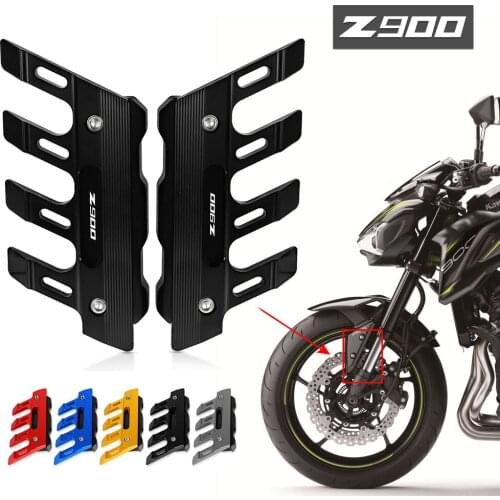 FOR KAWASAKI Z900 2018 2019 2020 2021 Motorcycle CNC Aluminum mudguard side protection block front fender anti-fall slider