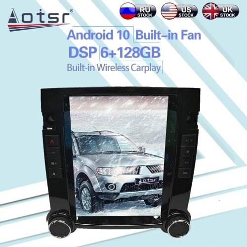 6+128GB For Volkswagen Touareg Android 10 Tesla Car Radio Wireless Carplay GPS Navigation DSP Car Multimedia Player