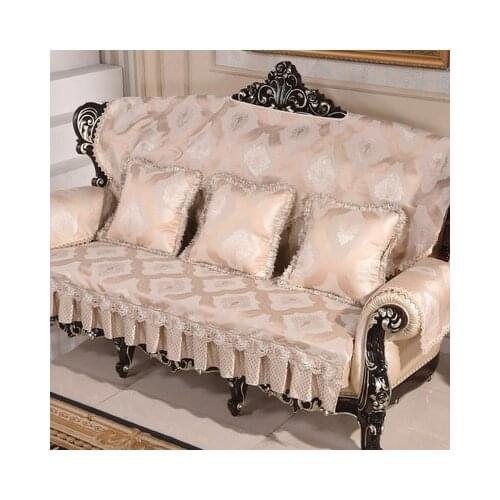 European style sofa cushion luxury sofa non-slip fabric cushion