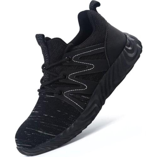 2021 Breathable Mens Safety Shoes Steel Toe Non-slip Work Boots Indestructible Shoes Puncture-resistant Work Sneakers For Men