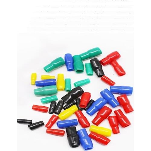 Insulated soft sheathed tube cold pressed bare end terminal block protective sleeve flame retardant cable wire PVC color set