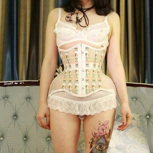 Annzley Corset 2018 Tight Lacing Waist Slimming Corsets Underbust Korset