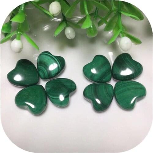 Malachite Heart Shape Natural Crystal Gemstone Healing Stone Gift