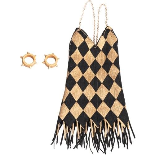 Fashional 1/6 Halter Skirt W/ Bracelet For 12' Hot Toys BBI DML DID Enterbay