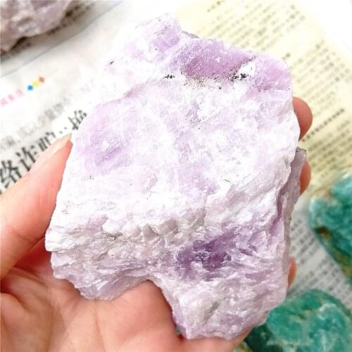 Natural quartz crystal gemstones red rough minerals kunzite for jewelry making or home decorationn raw stone specimen