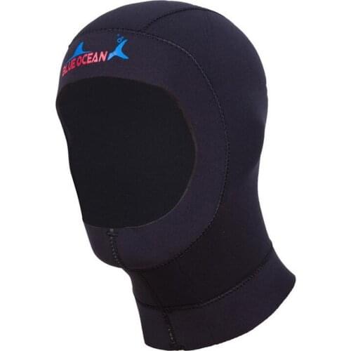 Men Women Teens 3mm Neoprene Scuba Diving Cap Snorkeling Equipment Hood Winter Swim Hat Warm Wetsuit Protect Hair Ear