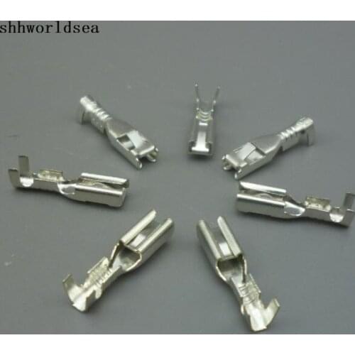 Shhworldsea 100PCS 2.8mm female ternimal Crimp Terminal Spade Connector