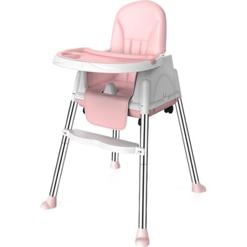 Folding Baby Highchair Kids Chair Dinning High Chair for Children Feeding Baby Table and Chair for Babies Toddler Booster Seat