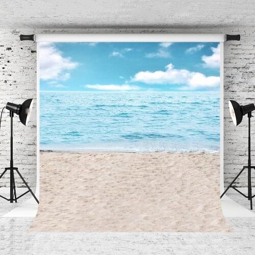 VinylBDS 150x200cm Photography Background Beach Waves Sea Beach Photography Backdrops Photo Newborn Photo Booth Backdrop LK 1413
