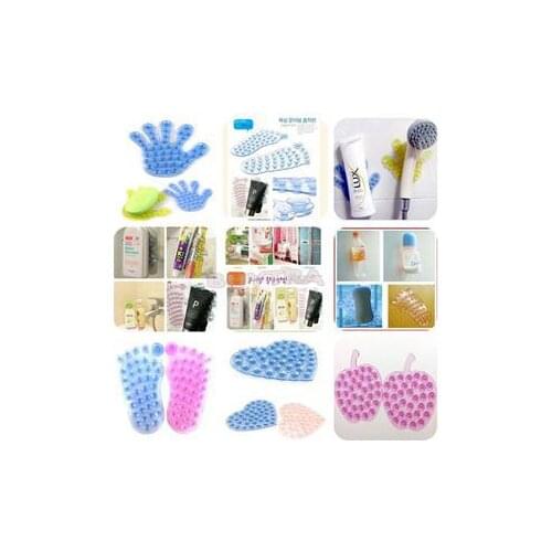 1PCS High Quality Soap Dishes Lovely Shape Plastic Sucker for Bathroom Double-sided Bathroom Accessories Sanitary Ware