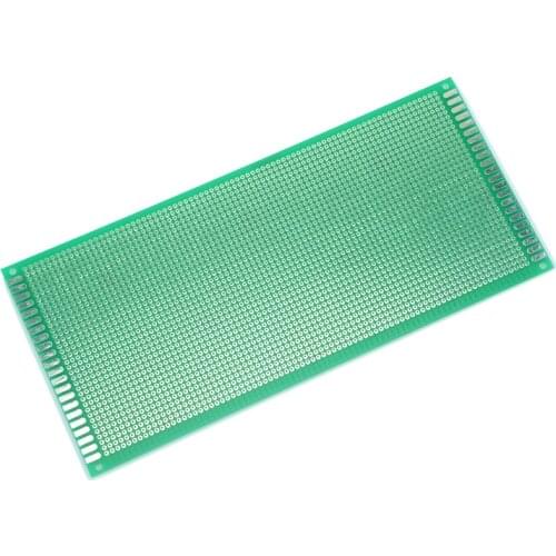 2PCS Universal PCB Board 0.7mm Hole Size 2.54mm Hole Pitch 1.5mm Thickness 22x10cm