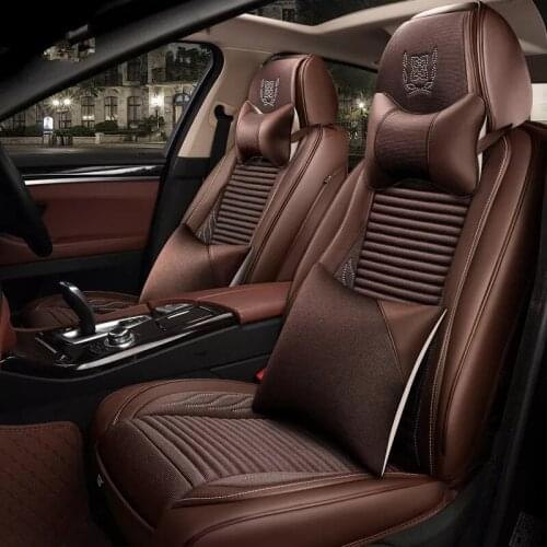 Custom linen CAR SEAT COVERS for Nissan Patrol Fuga Murano Quest Xtrail Cefiro Sunny TEANA TIIDA GENISS LIVINA SYLPHY new style