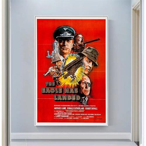 CP1494 The Eagle Has Landed Classic Hot Movie Print Silk Fabric Poster Indoor Wall Art Decor Gift