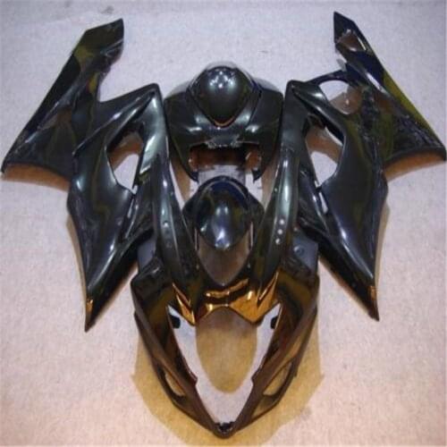 Injection moulding fairing kit for suzuki K5 GSXR 1000 2005 2006 kits 05 06 all glossy black full fairings kits