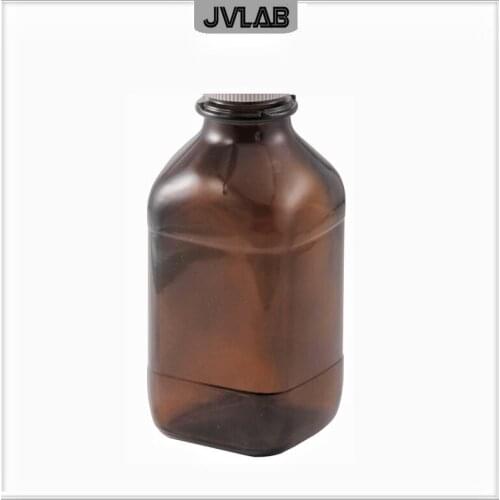 Brown Reagent Bottle 1000mL For dTrite dFlow Brown Square Bottle 1L Suitable For Bottle Top Dispenser-DispensMate