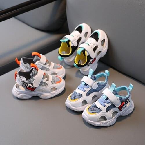 Kids Boys Shoes Fashion Mesh Breathable Comfortable Sandals Toddler Designer Girls Summer Shoes Children Sneakers Running Shoes