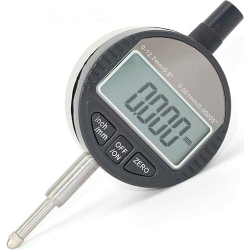 New 0.001Mm/0.00005 inch Dial Mini Indicator Measurement Instrument Precision Digital Electronic Micrometer Gauge Tool 0-12.7Mm