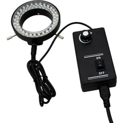 Microscope Led Annular Light Source Single Tube Electron Microscope Annular Lamp Integrated Brightness Adjustable 65 Light