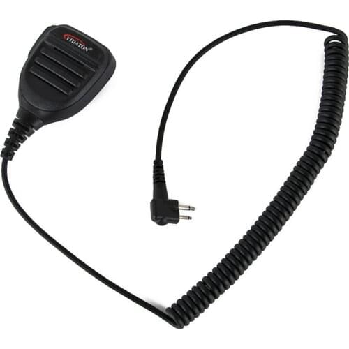 5pcs New M Plug Rainproof 2-Pin Shoulder Remote Speaker Mic-rophone PTT For Motorola Radio PMR446 PR400 Mag One BPR40 A8 EP450