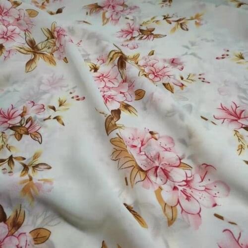 New Flower Chiffon Dress Scarf Soft Dropping Beautiful Summer Fabric