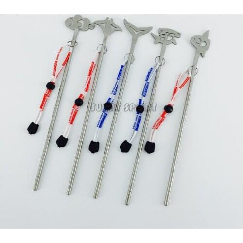 Scuba Diving Stainless Steel Lobster Stick Pointer Rod Underwater Shake Maker cute cartoon stick pointer with lanyard