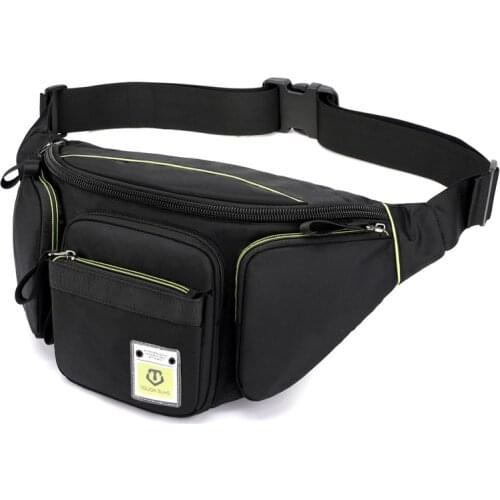 Outdoor Large Capacity Waist Bag Fanny Pack Men Unisex Belt Bag Multi-Functional Chest Bags Hip Hop Tooling Banana Waist Pack