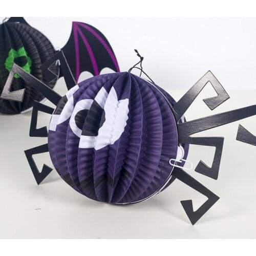 Halloween Decoration Festive Party Supplies Theme Series Hanging Decoration unique Pull Animal Flower Paper